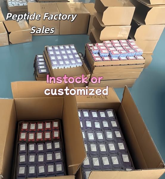 Peptide products packed in cartons