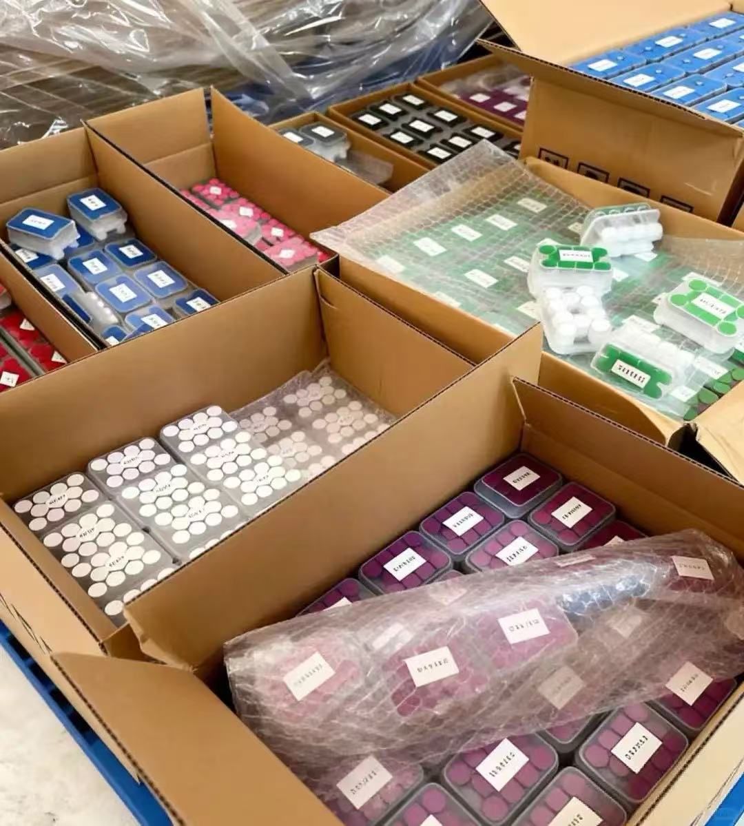 Peptide products packed for delivery